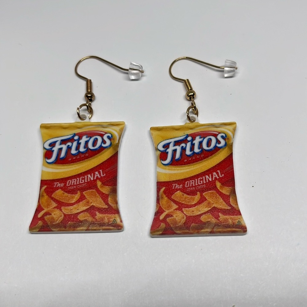Earrings snacks dangle cute statement mom daughter gift grandma Gigi girl funny